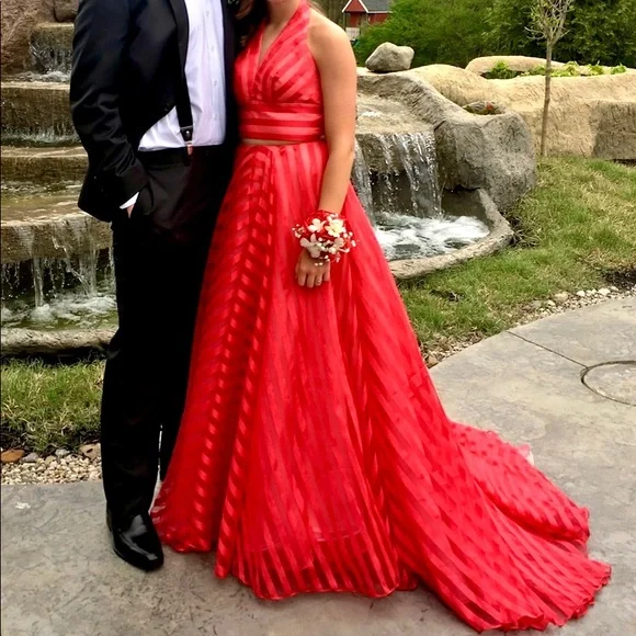open lace back dress Sherri Hill 56045  Twirl Prom